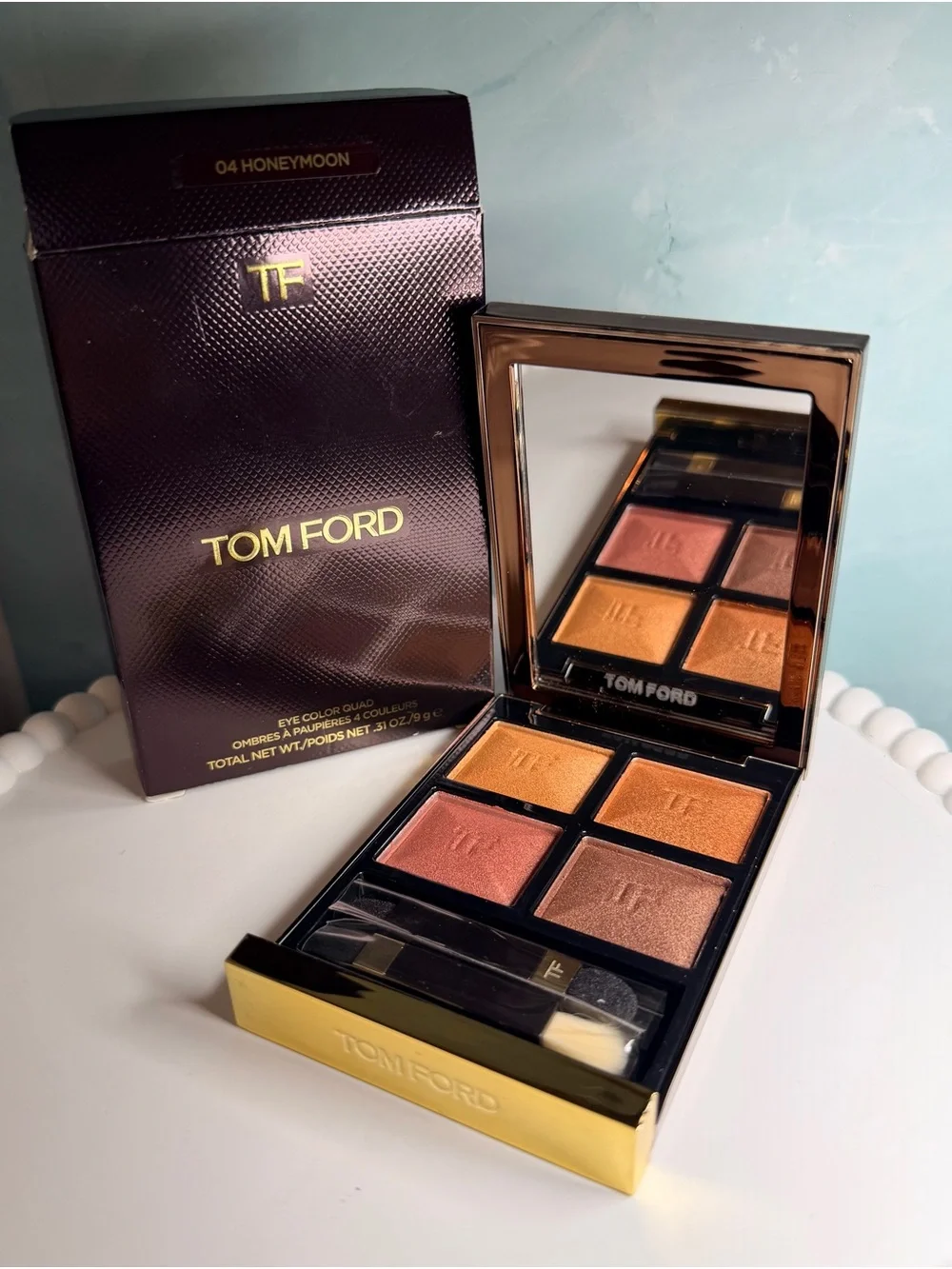 TOM FORD Honeymoon (04) Women's Eye Color Quad - MSRP $120 New in box